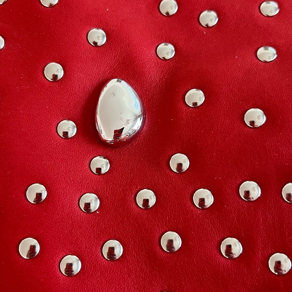 Phoebe Philo for Celine Lambskin Red Tote - Picture 7 of 12